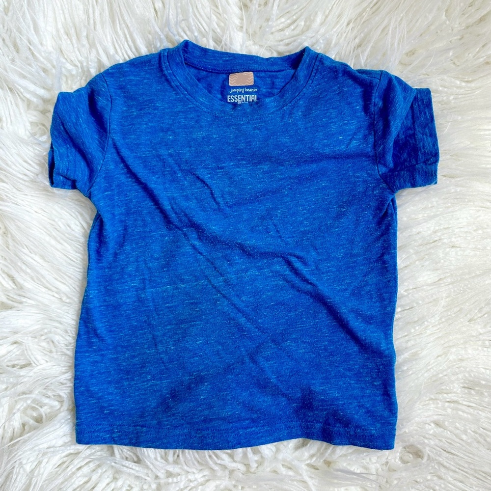 Jumping Beans Kohl’s Toddler Boys Royal Blue Short Sleeve Shirt Size 2T
